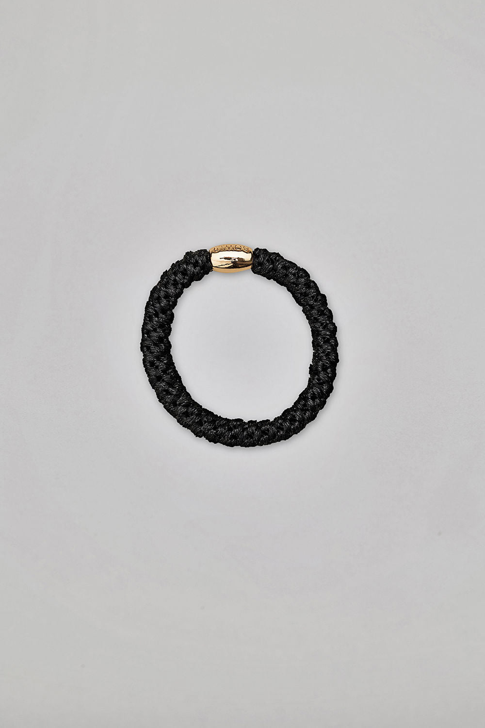 Hair elastic black glitter