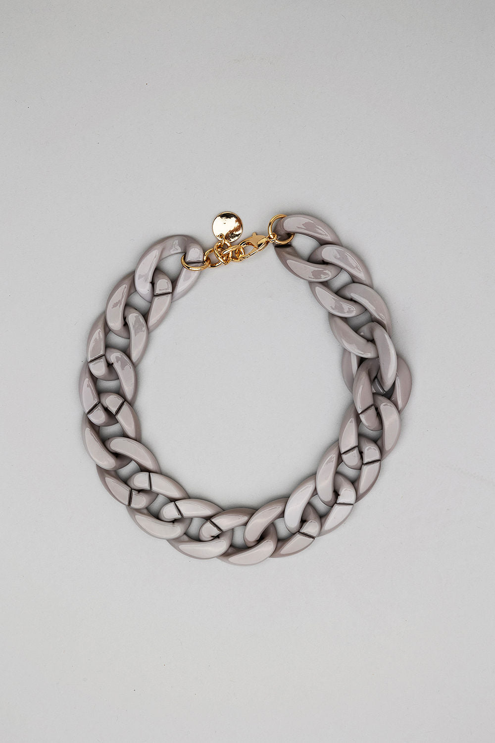 Big Chain Bracelet Soft Grey