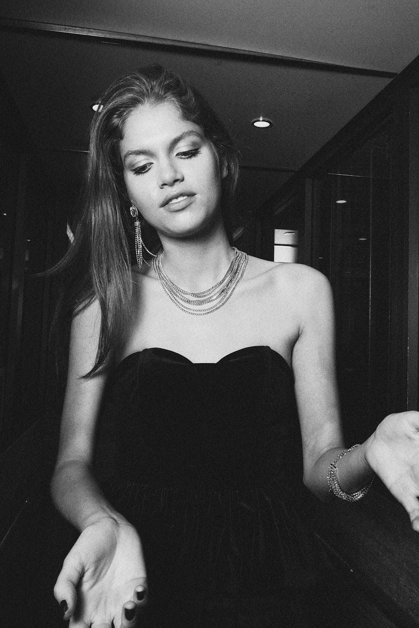 Strass Multi Row Necklace