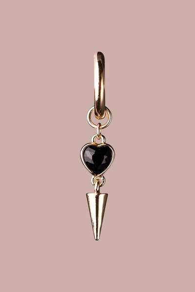 Heart Drop Earring