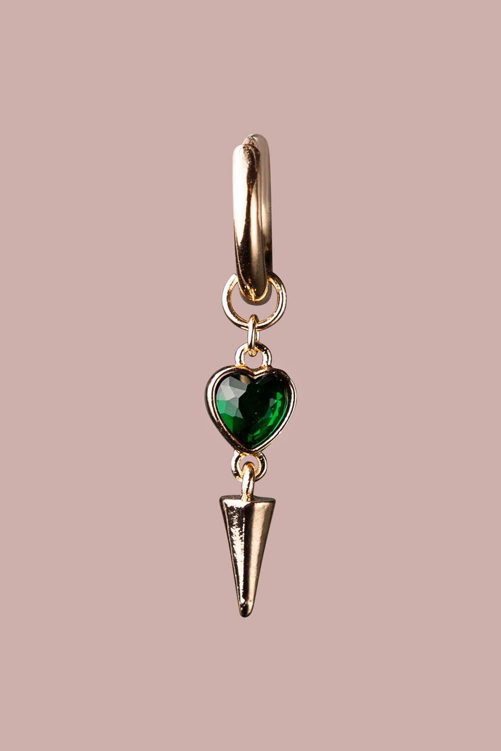 Heart Drop Earring
