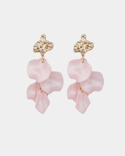 Hammered Leaf Earrings