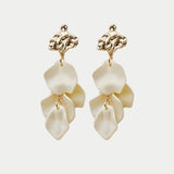 Hammered Leaf Earrings