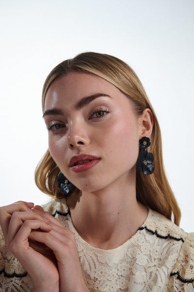 Flower Twin Earrings