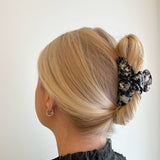 Hair Clip Blue Black
