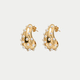 Vivianne Drop Pearl Earrings