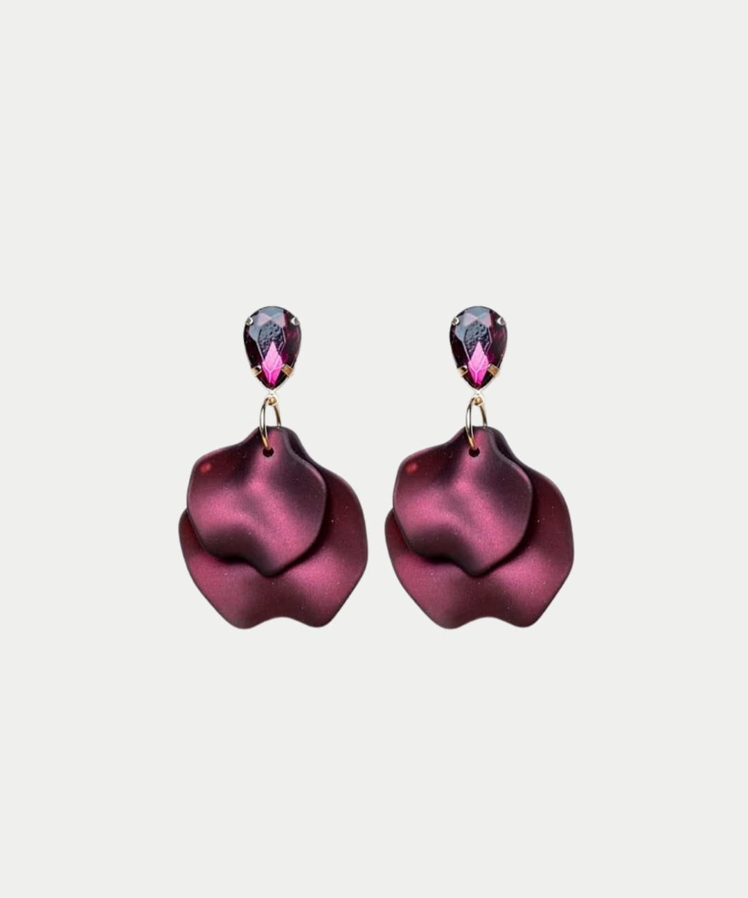Leaf Earrings Cz