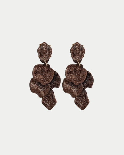 Leaf Earrings Glitter