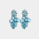 Leaf Big Stone Earrings