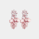 Leaf Big Stone Earrings