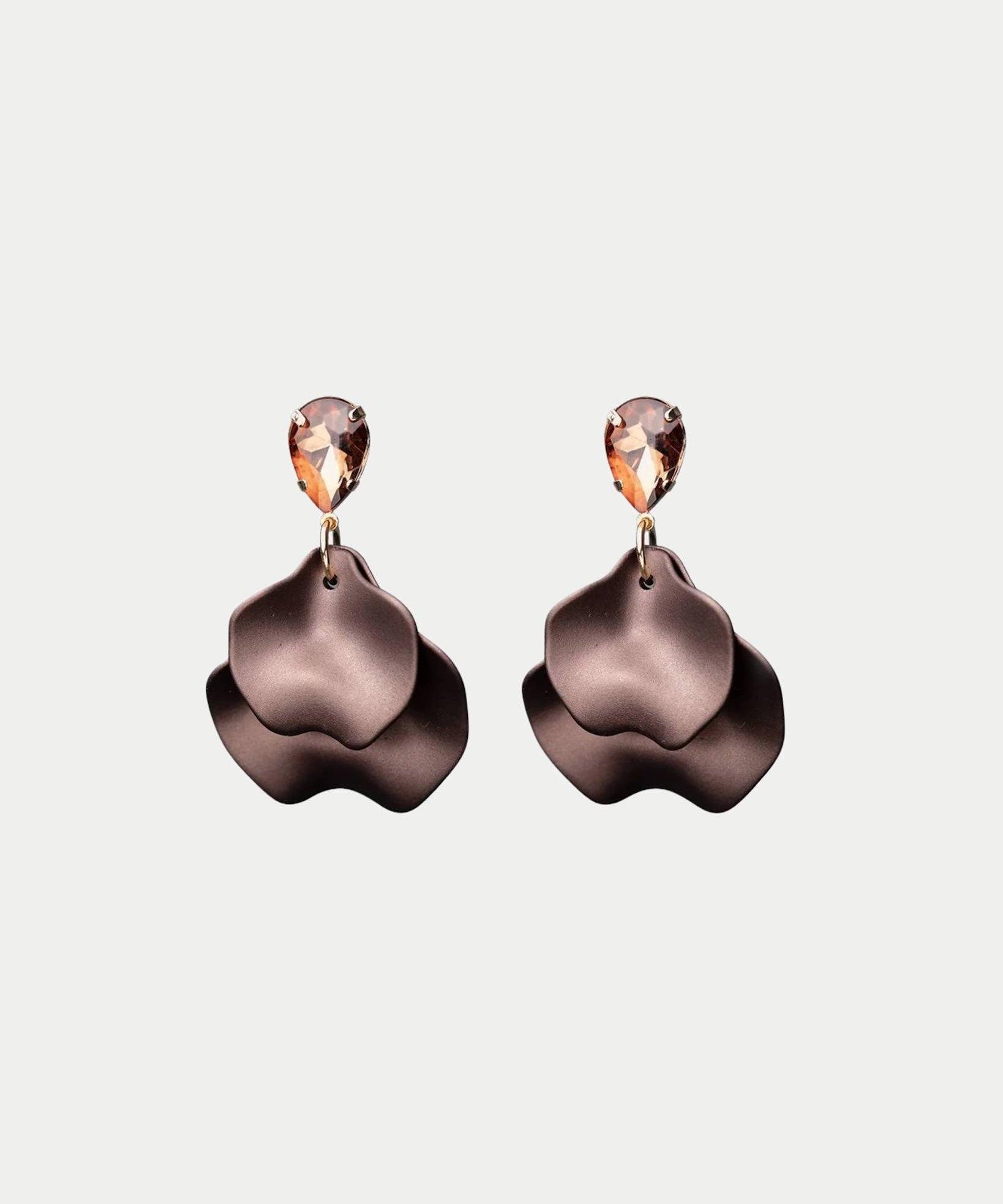 Leaf Earrings Cz