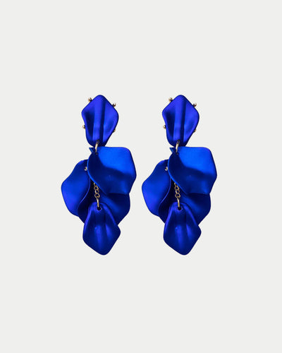 Leaf Earrings Metallic