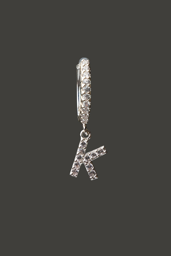 K Earring Silver