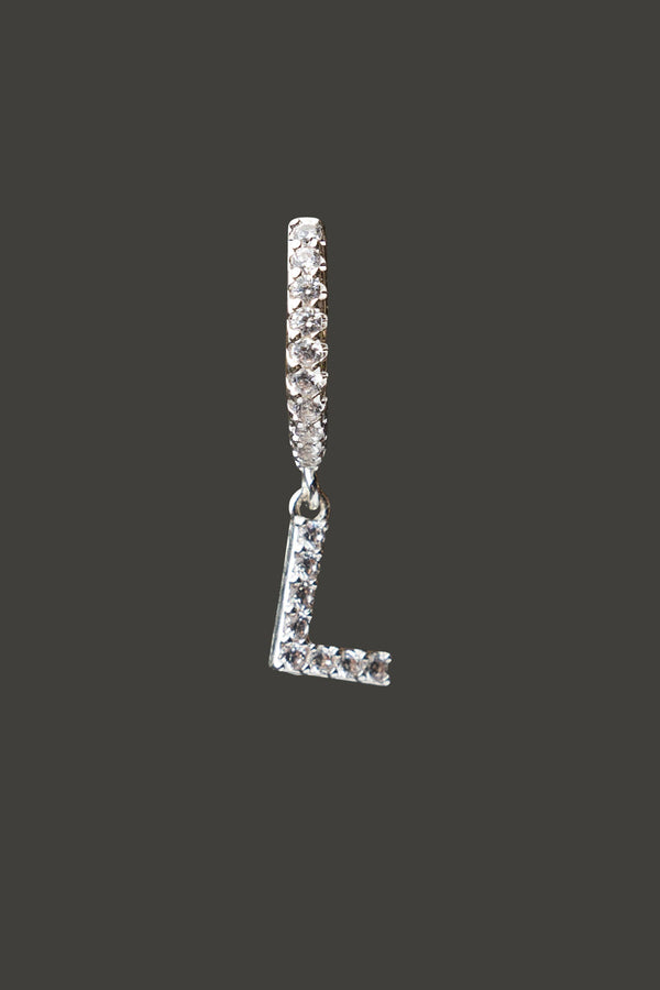 L Earring Silver