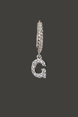 G Earring Silver