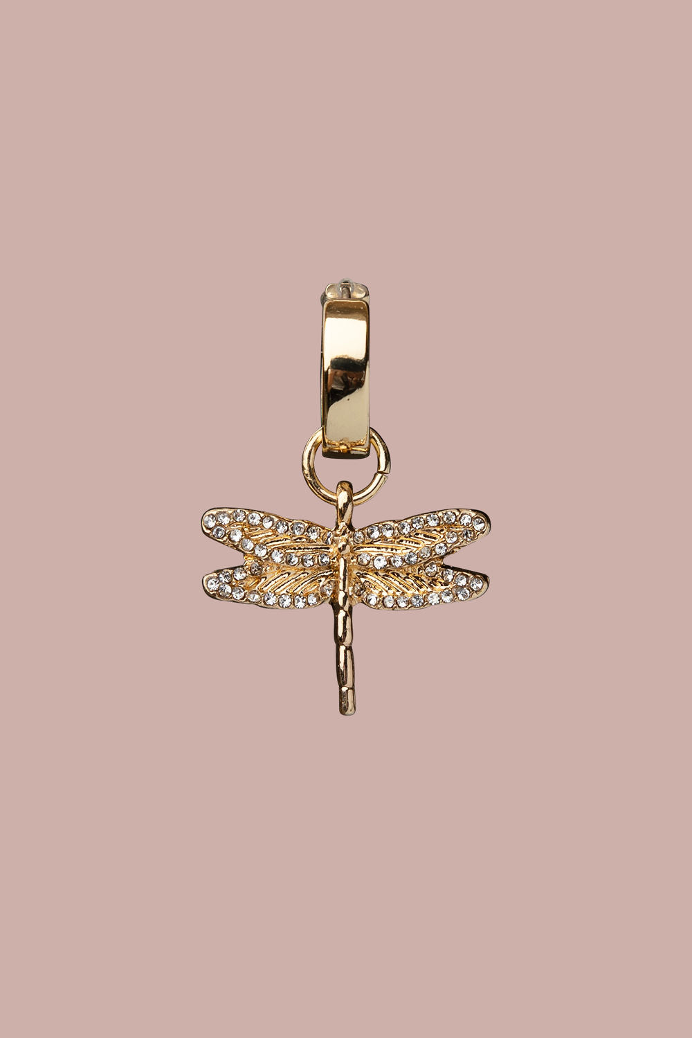 Dragonfly Earrings Gold