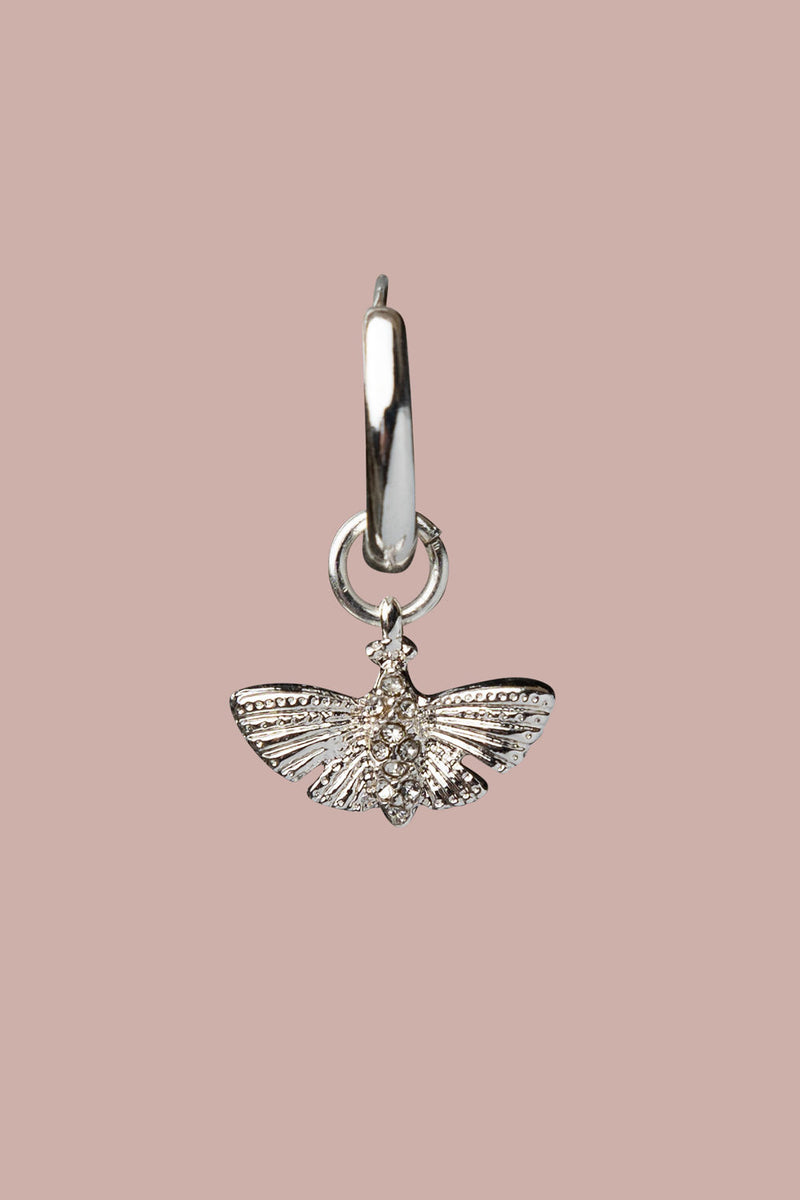 Fly Earrings Silver