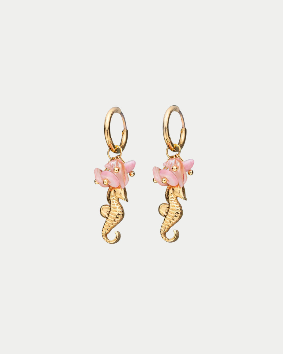 Seahorse Pink Earrings