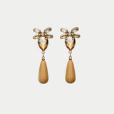 Stone Drop Earrings