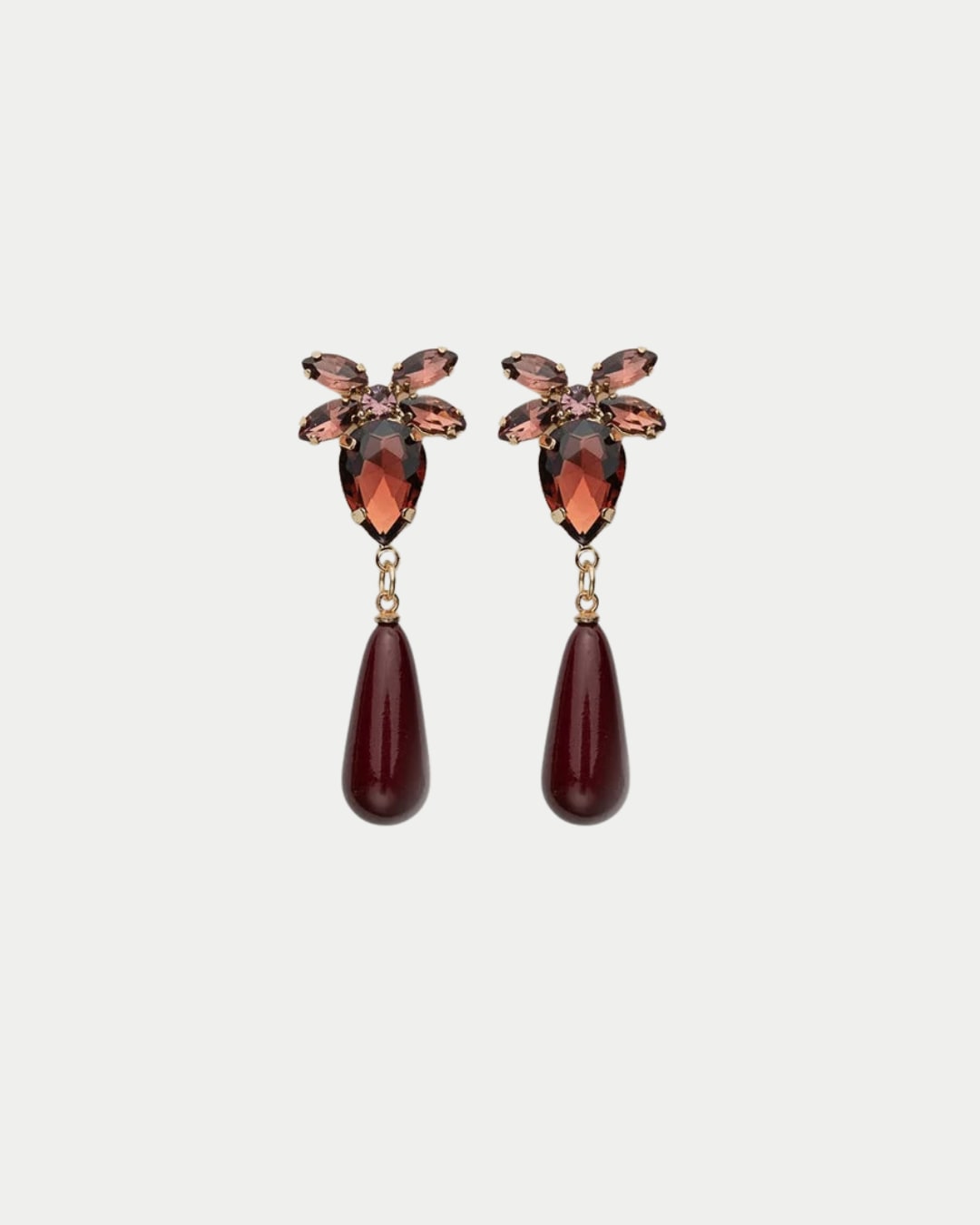 Stone Drop Earrings