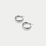 Silver Hoops