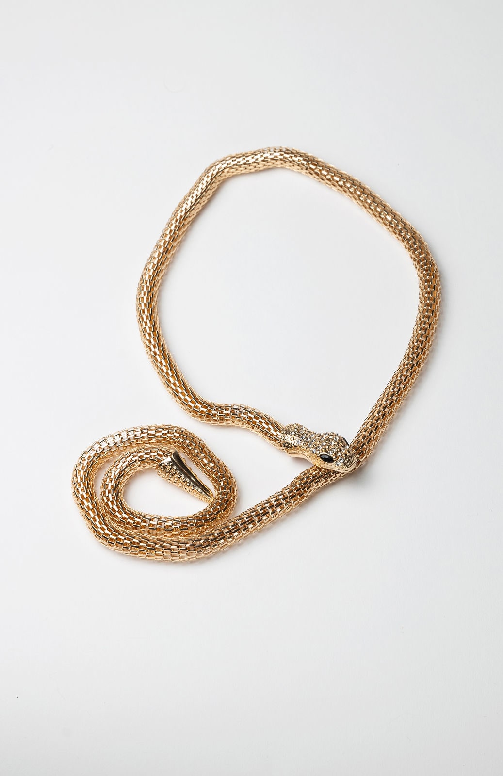Snake Necklace Gold