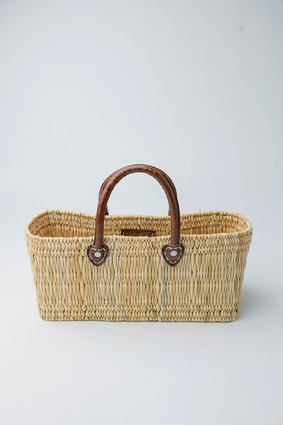 Straw Bag Square Low Medium