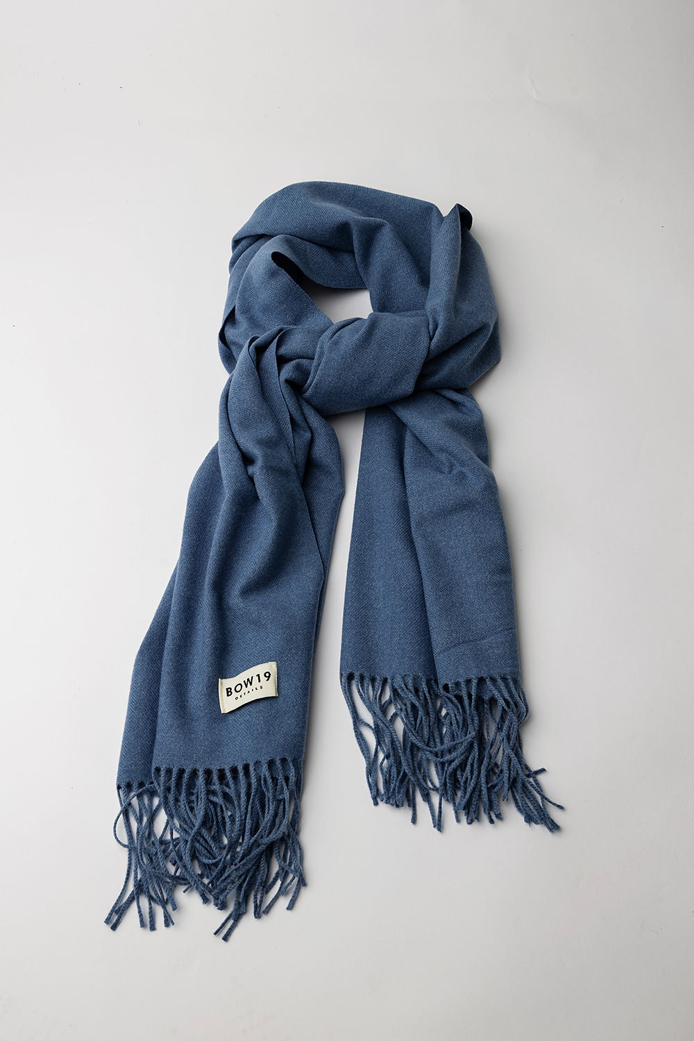 Soft Scarf Grey Blue