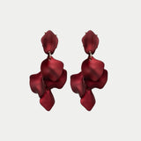 Leaf Earrings Metallic