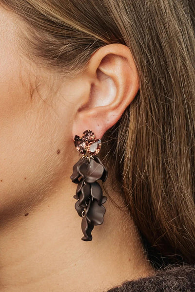 Leaf Stone Earrings