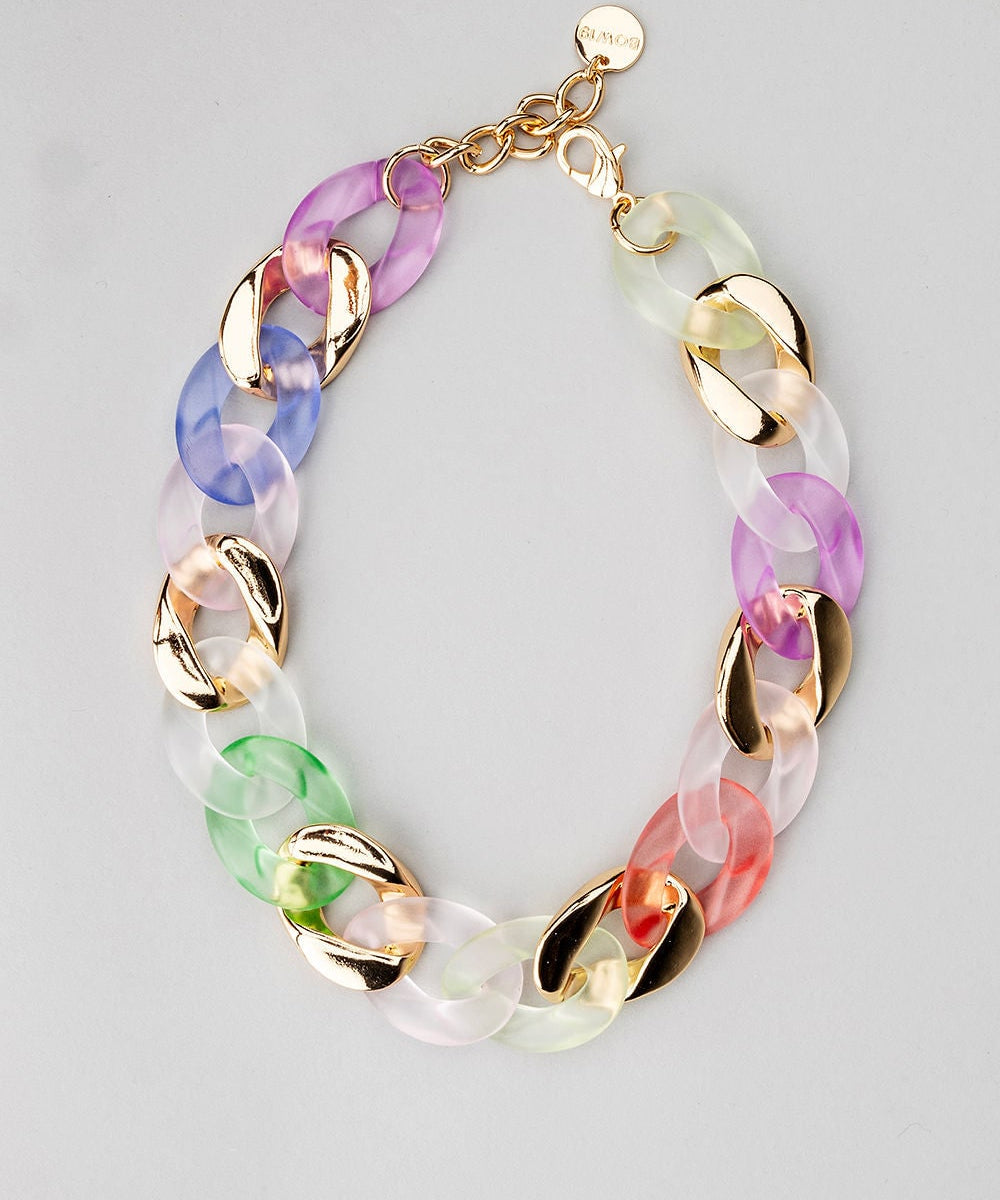 Big Chain Necklace w Gold