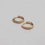 Colored Hoops  Pink