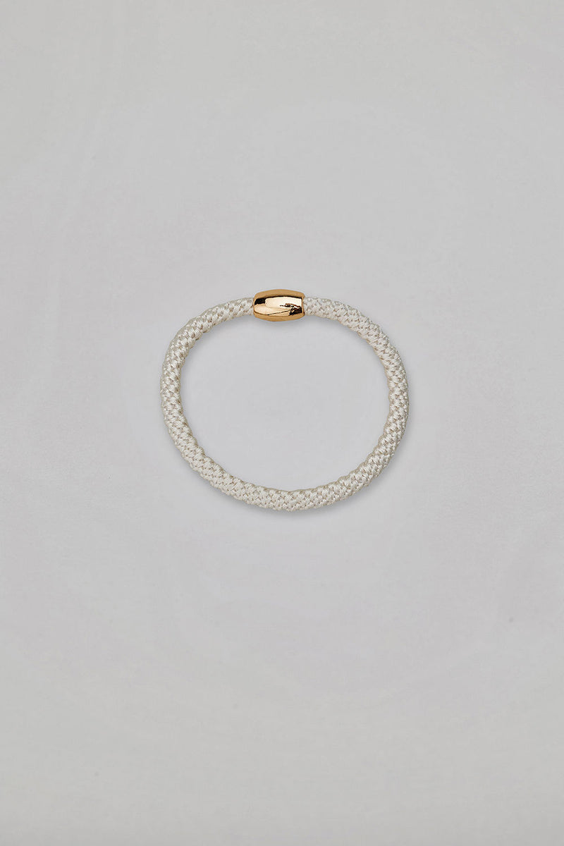 Hair elastic thin ivory