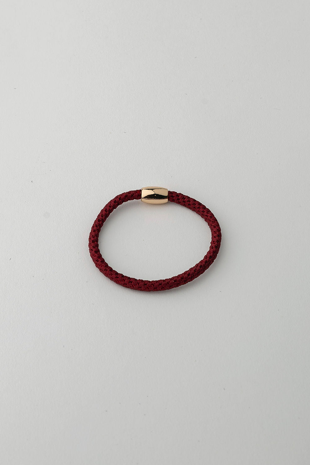 Elastic Hairband Thin Wine Red