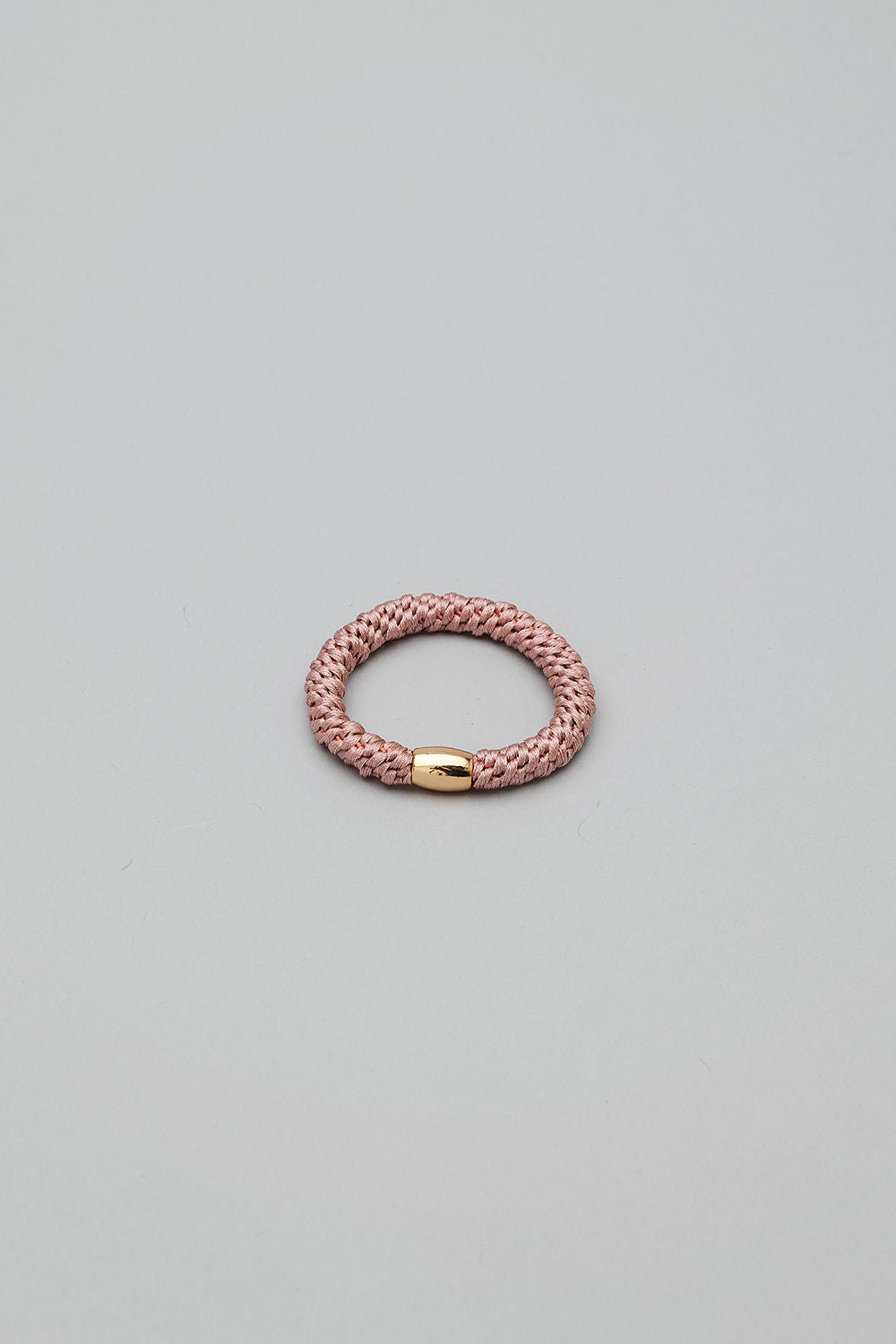 Elastic Hairband Dusty Rose w Gold