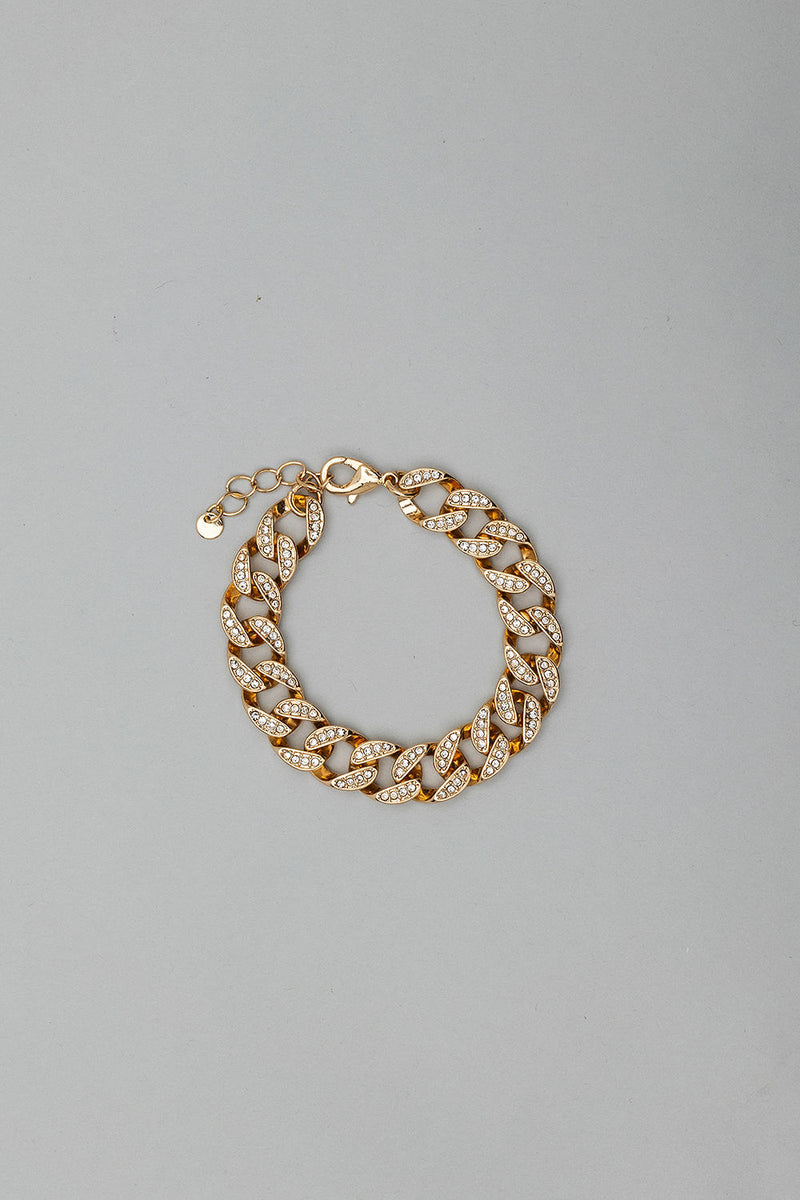 Diora Bracelet Strass Gold