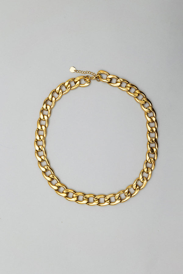 Diora Plain Necklace Gold