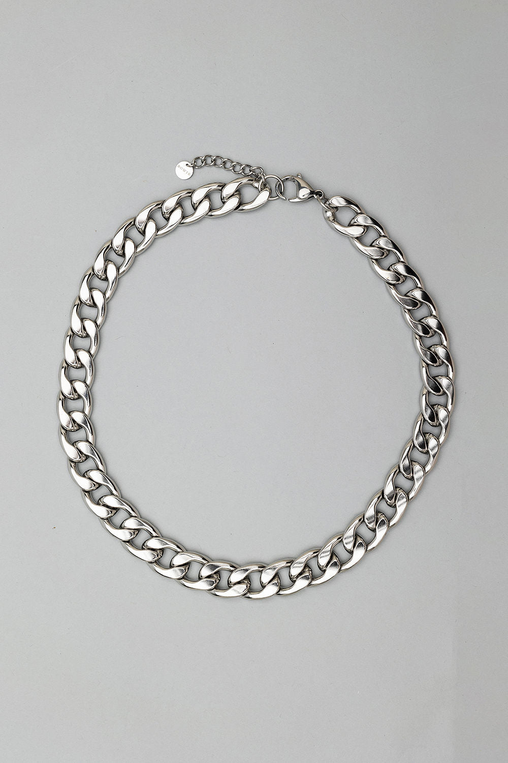 Diora Plain Necklace Silver