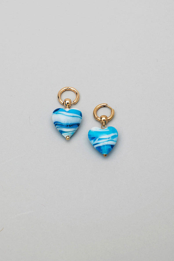 Heart Earring Blue